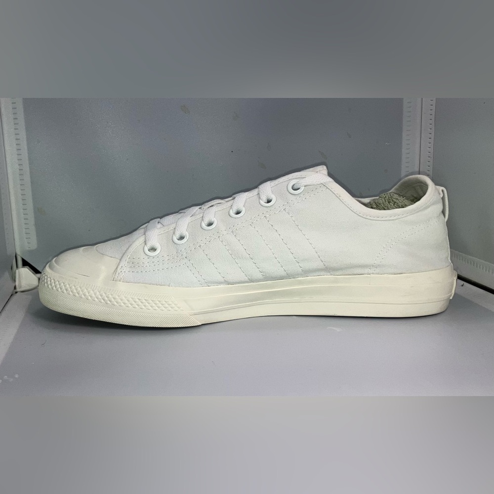 Adidas Nizza RF Triple White Men 10/Womens 11.5 - Picture 8 of 13